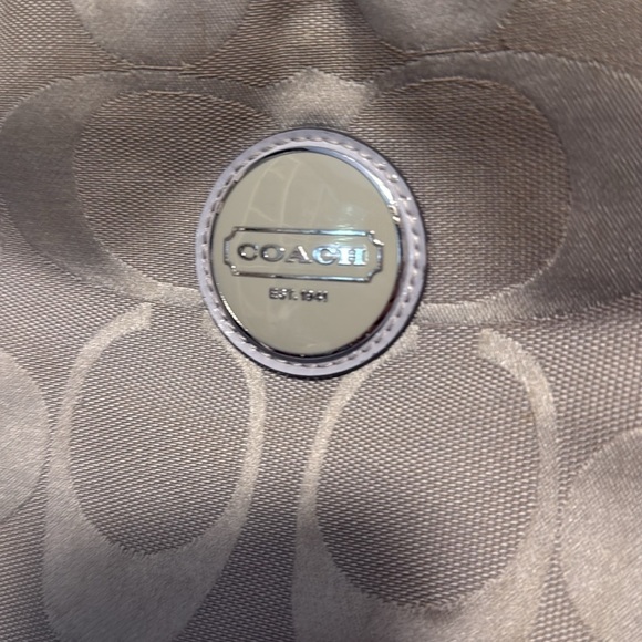 Coach | F17435 Light Blue Grey Crossbody Bag - Classic Cs - Canvas & Leather - Picture 3 of 5